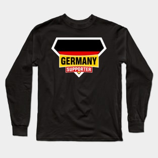 Germany Super Flag Supporter Long Sleeve T-Shirt